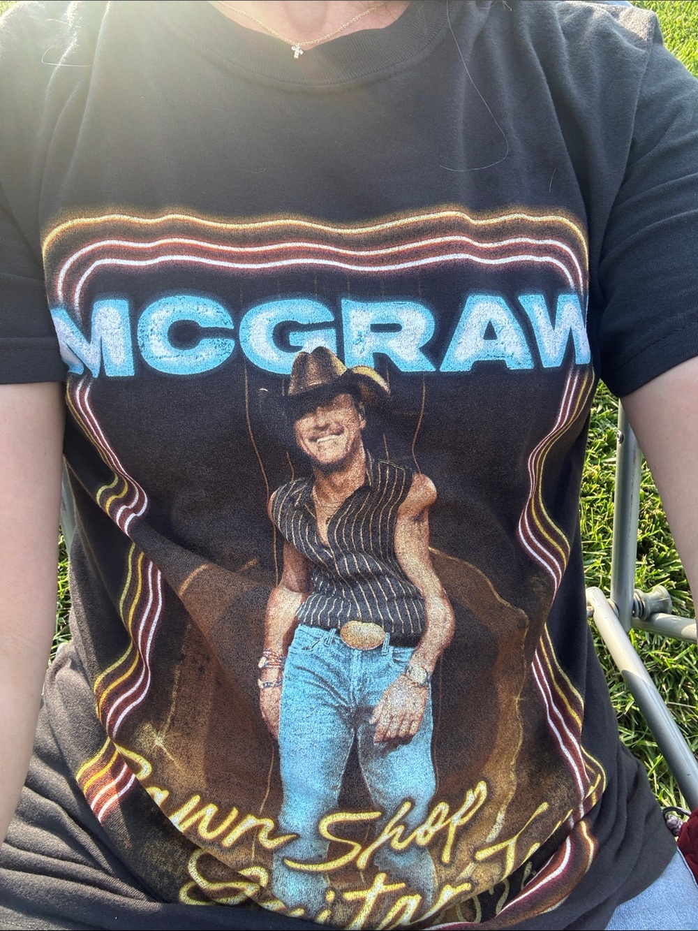 Tim McGraw tee shirt! Straight from the concert!  Only worn once!